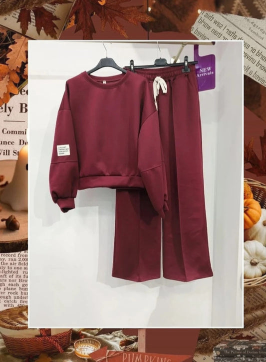 Autumn Comfy Set Bordeaux