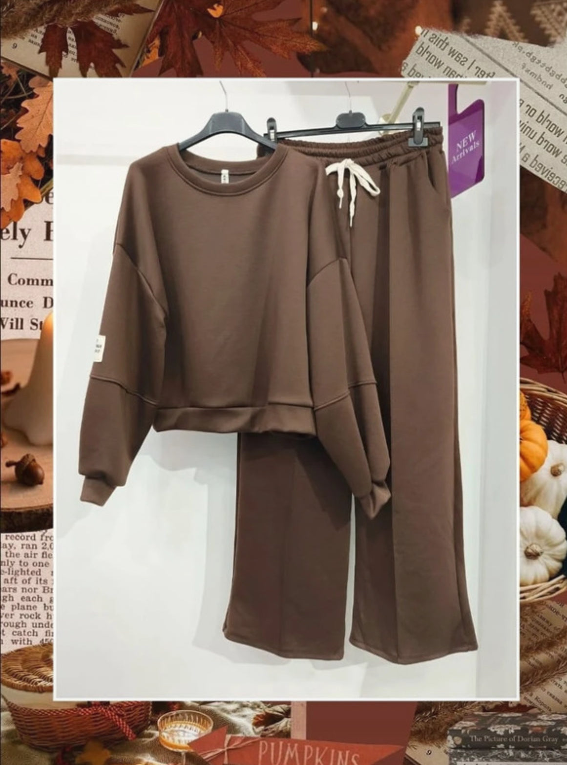 HARLEY COMFY SET BROWN