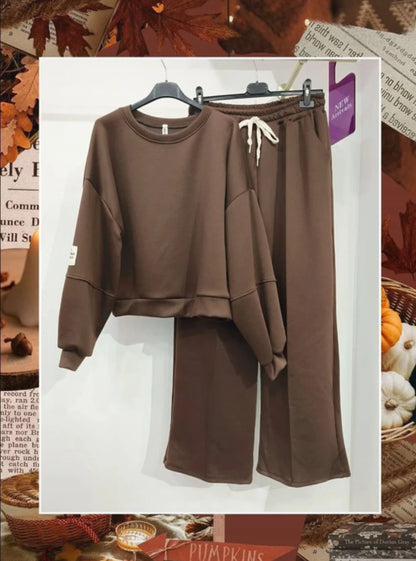 HARLEY COMFY SET BROWN